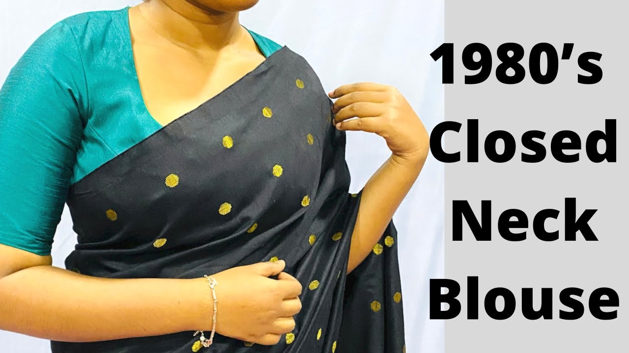 Closed Neck Blouse Cutting & Stitching