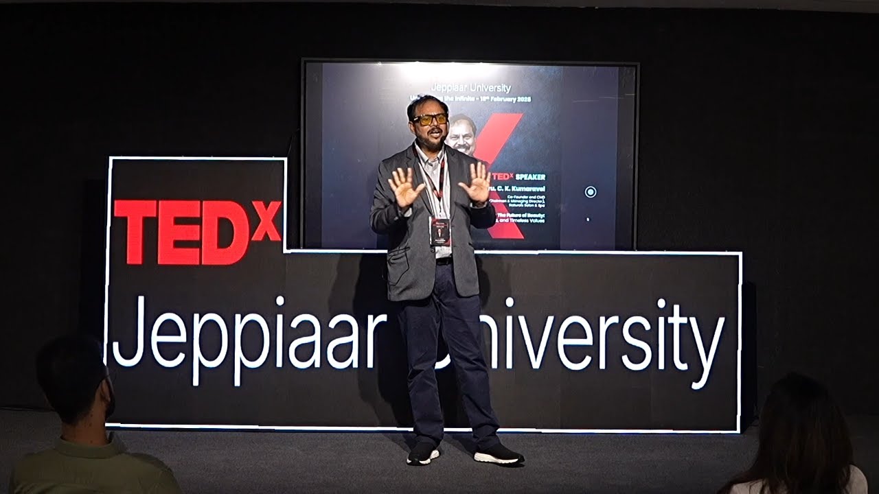 The Future of Beauty:Tech, Trends & Timeless Values | Thiru. C K Kumaravel | TEDxJeppiaar University