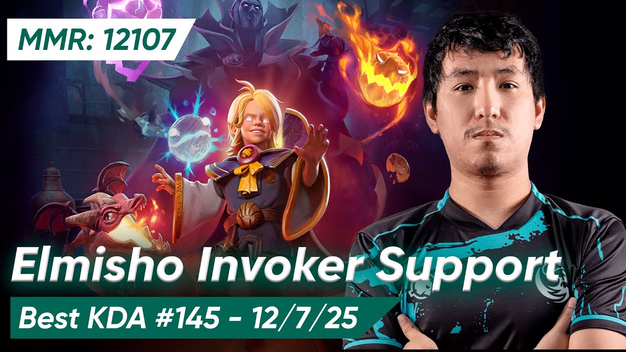 ✅ Elmisho INVOKER SUPPORT 4 POS | Dota 2 Peru Pro Gameplay