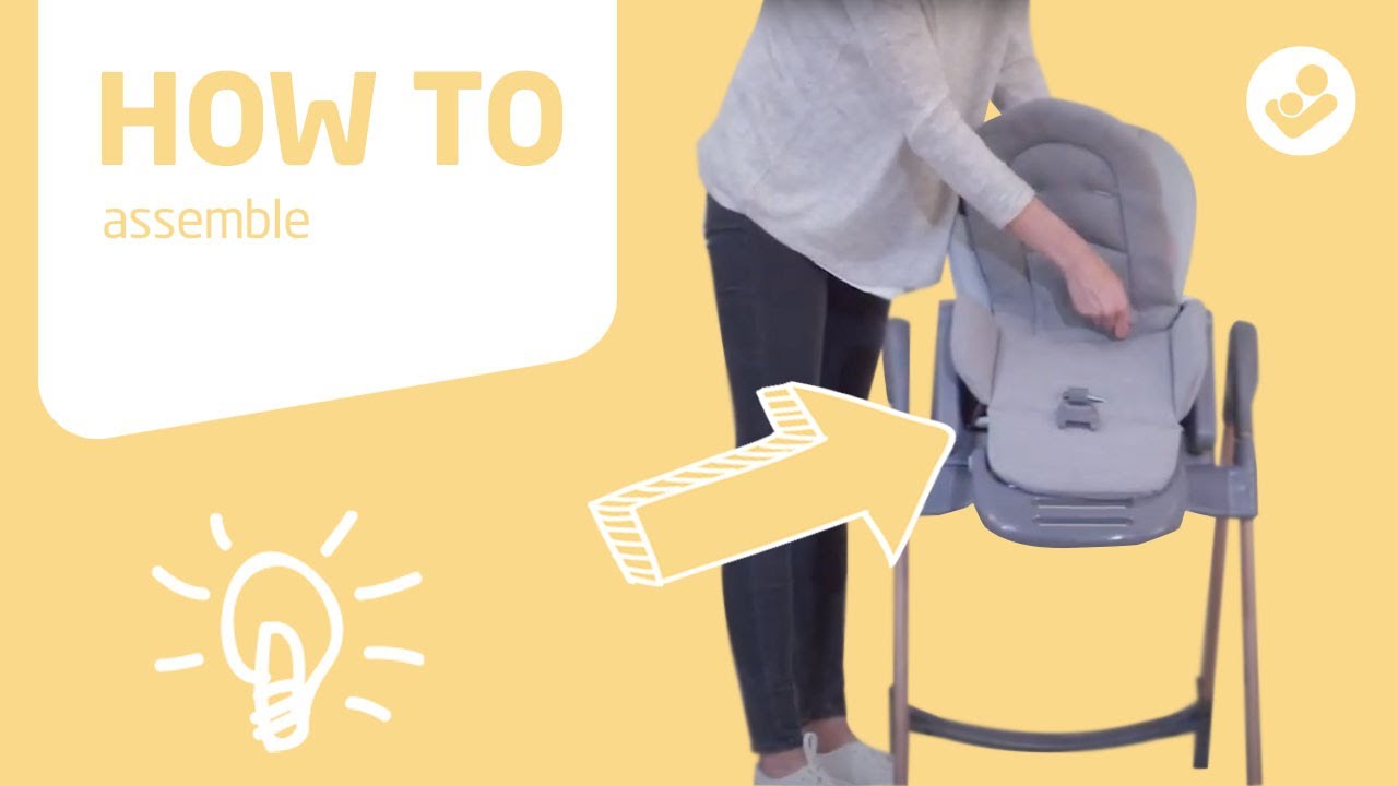 How to assemble the Maxi-Cosi Minla 6-in-1 high chair