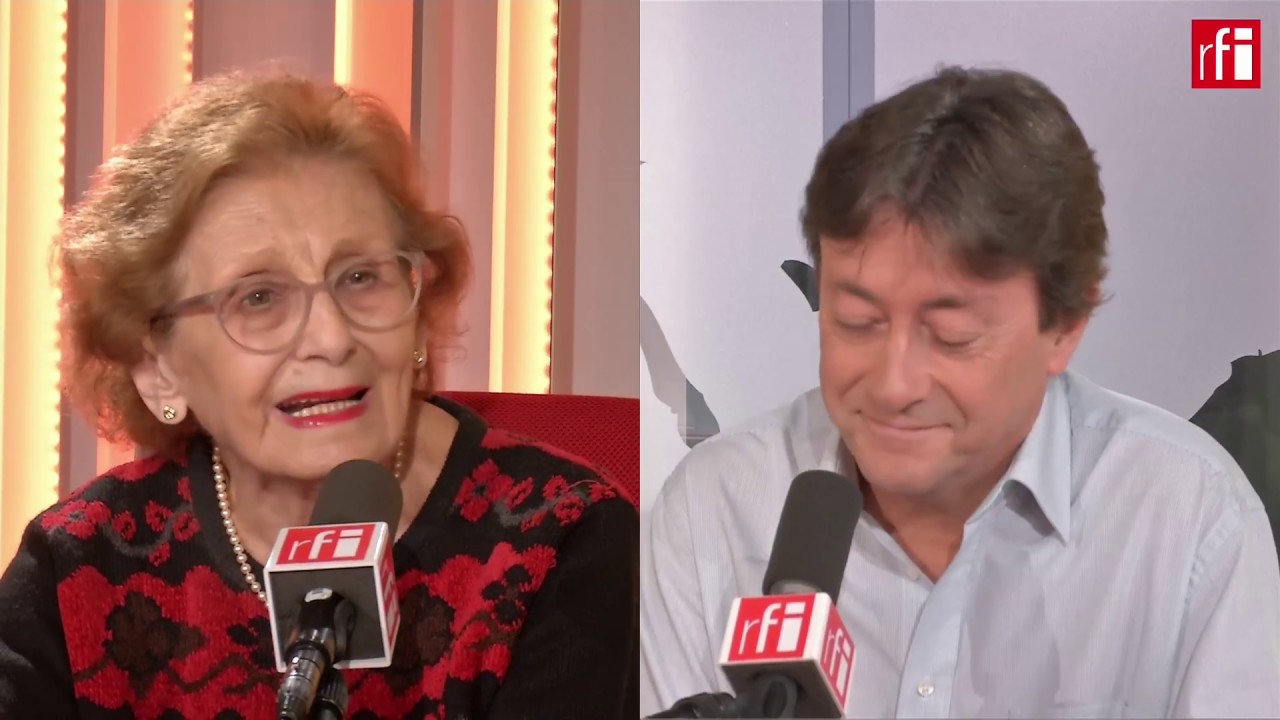 La compositora argentina Alicia Terzian con Jordi Batall&eacute; en RFI