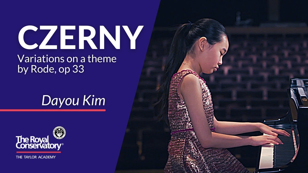 Czerny | Variations on a Theme by Rode, op 33