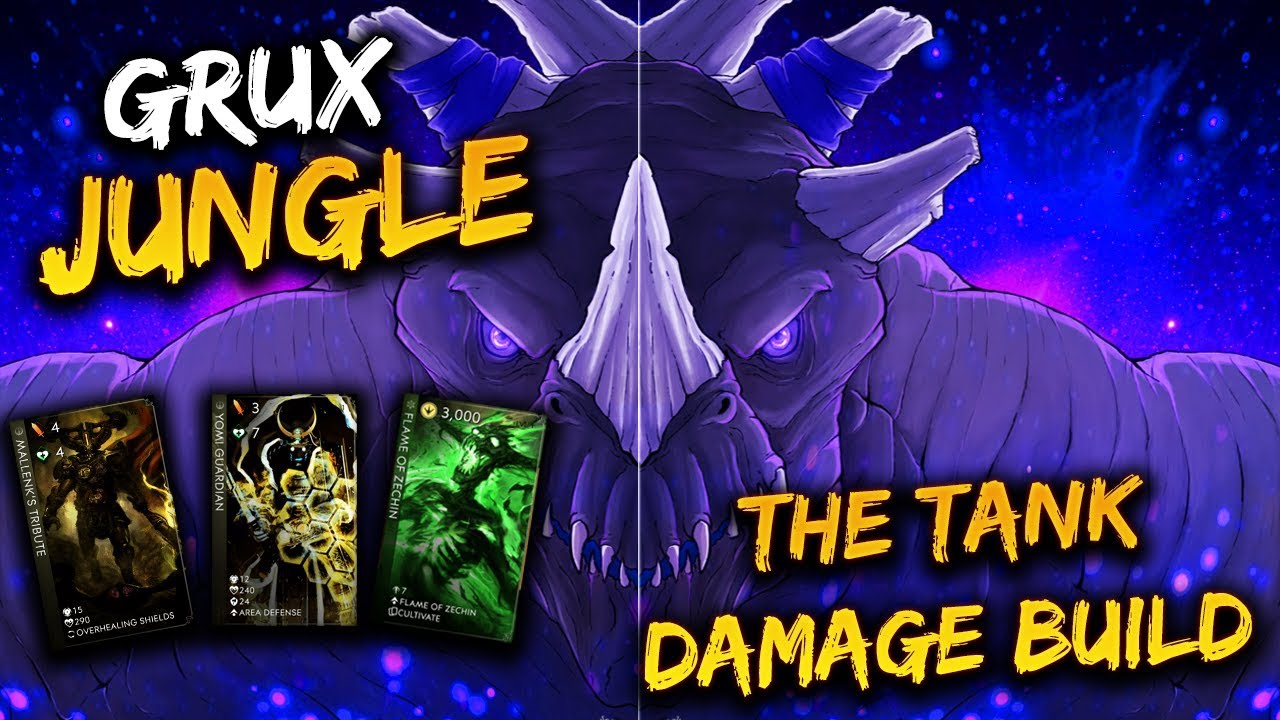 Paragon Grux Gameplay - GROWTH/ORDER THE BEST JUNGLE BUILD?!