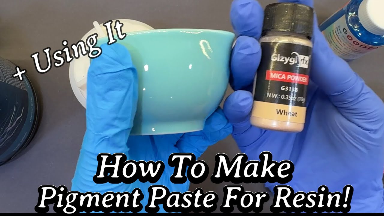 #578 How To Make Pigment Paste For Resin + Testing It Out!
