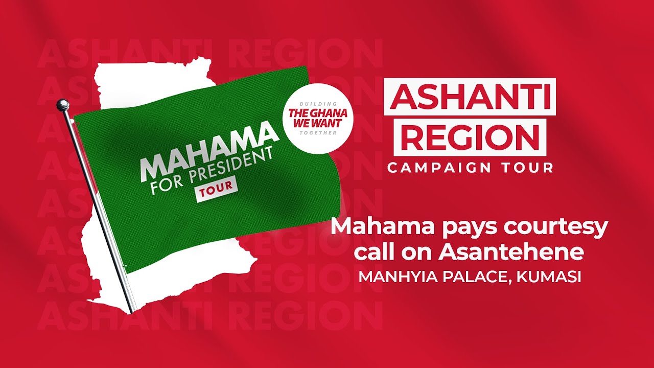 WATCH LIVE | Mahama pays courtesy call on Asantehene | #Mahama4change2024 | WoezorTV