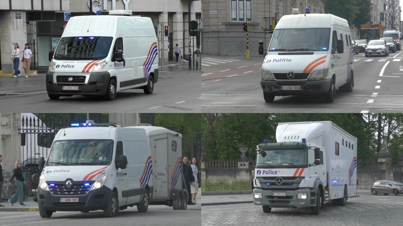 [Compilation] Federale politie met spoed naar verschillende interventies