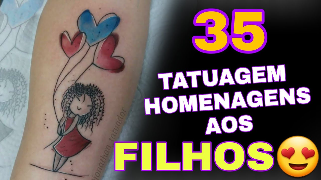 35 TATUAGENS DE FILHOS SUPER DELICADAS