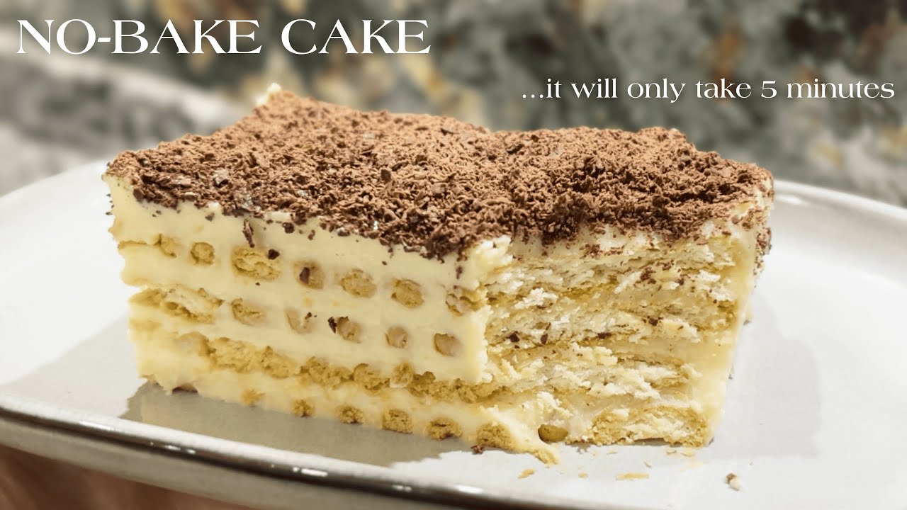 NO-BAKE CAKE * ONLY 5 MINUTES TO PREP | DARIYVLOG
