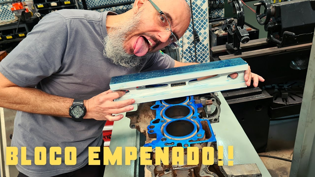 BLOCO EMPENADO!!! COMO RESOLVER!!!! HONDA FIT 1.4 8V!!!