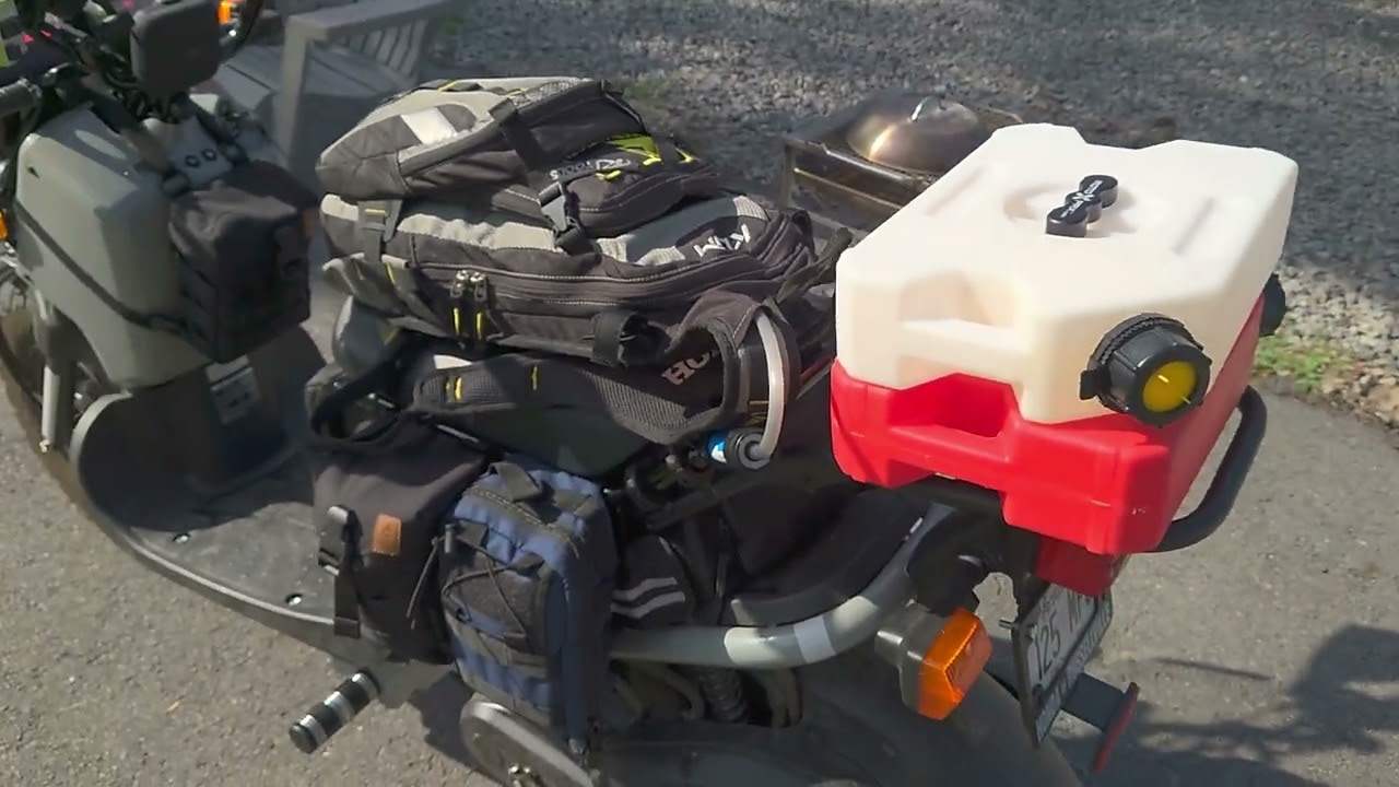 Honda Ruckus storage options!
