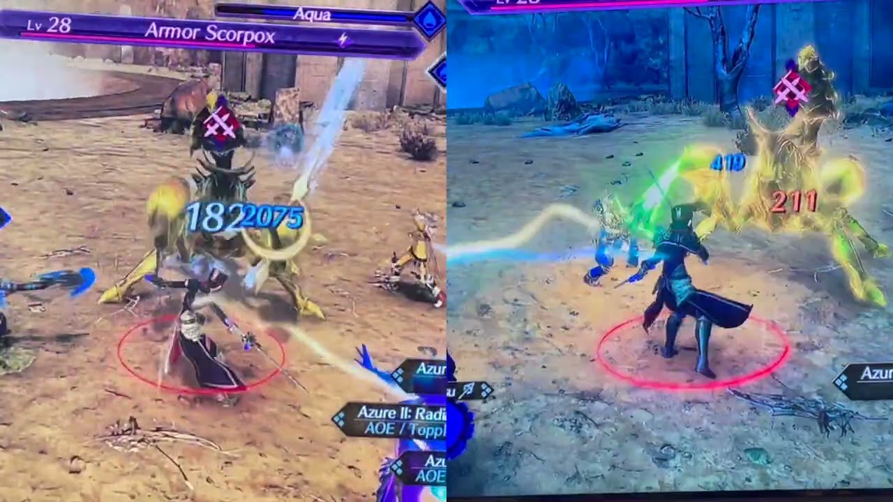 Xenoblade Chronicles 2 Switch vs Switch 2 Performance Comparison (Docked Mode)