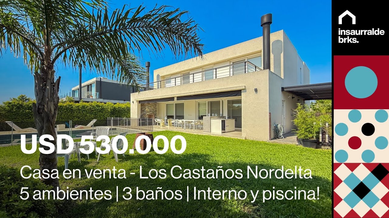 🏡 Casa en Venta en Los Castaños, Nordelta – ¡Tu Hogar Ideal! 🌟