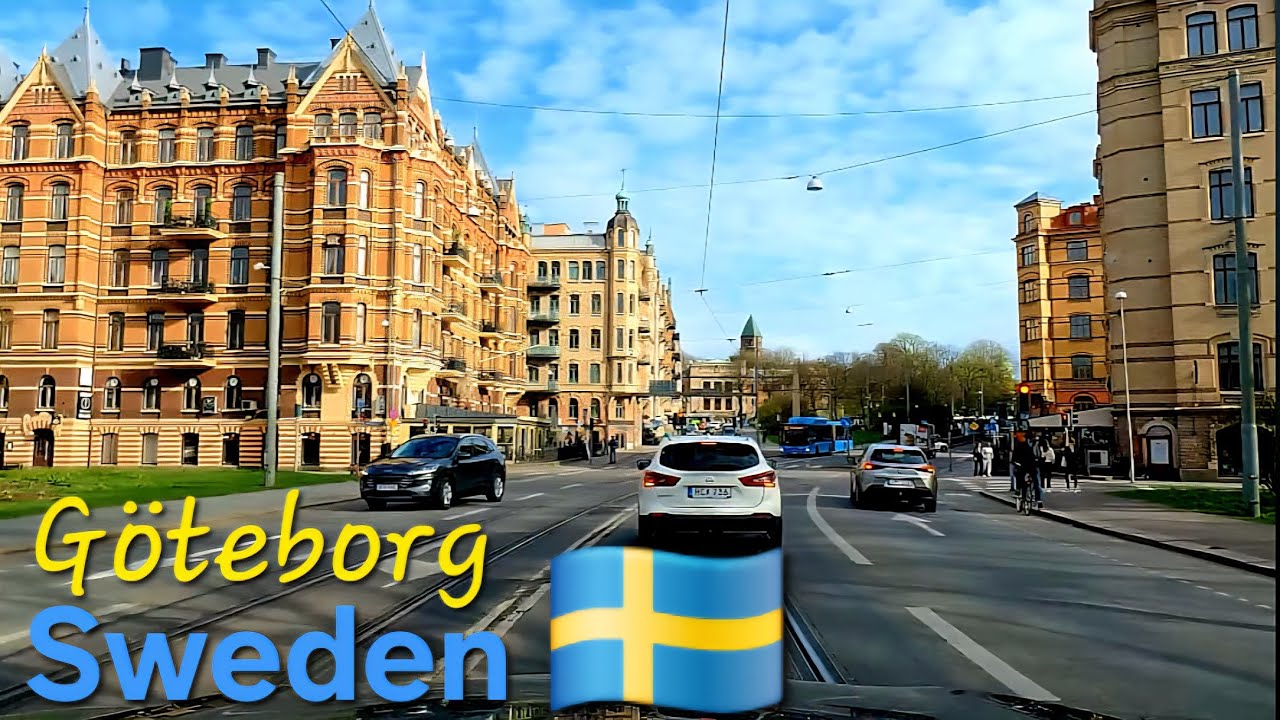 Driving in Göteborg, Sweden