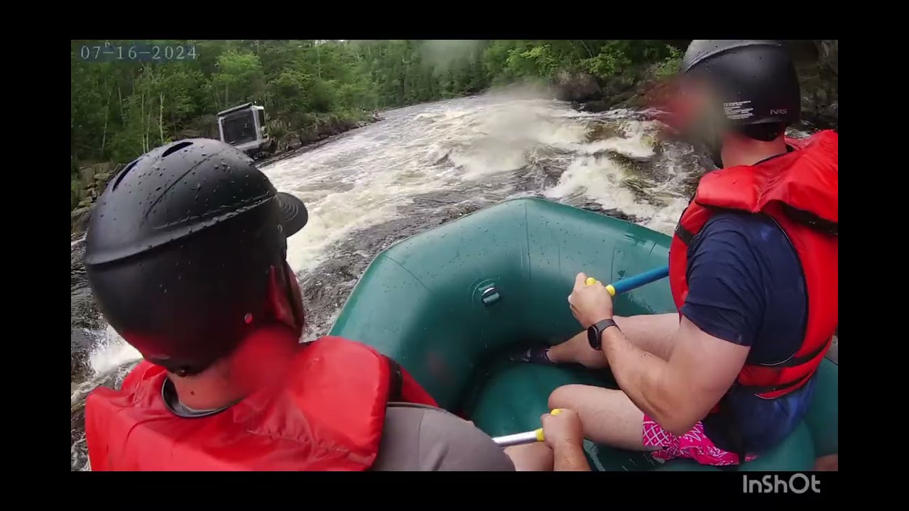 White water rafting the Menominee river 7/17/2024