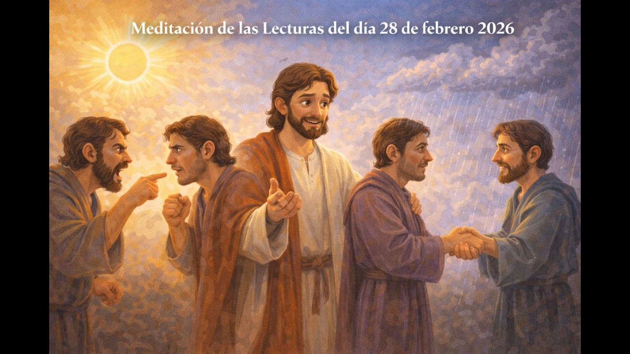 MEDITACIÓN y EVANGELIO de hoy 28/02/2026 - Lecturas Litúrgicas en 5 Minutos.