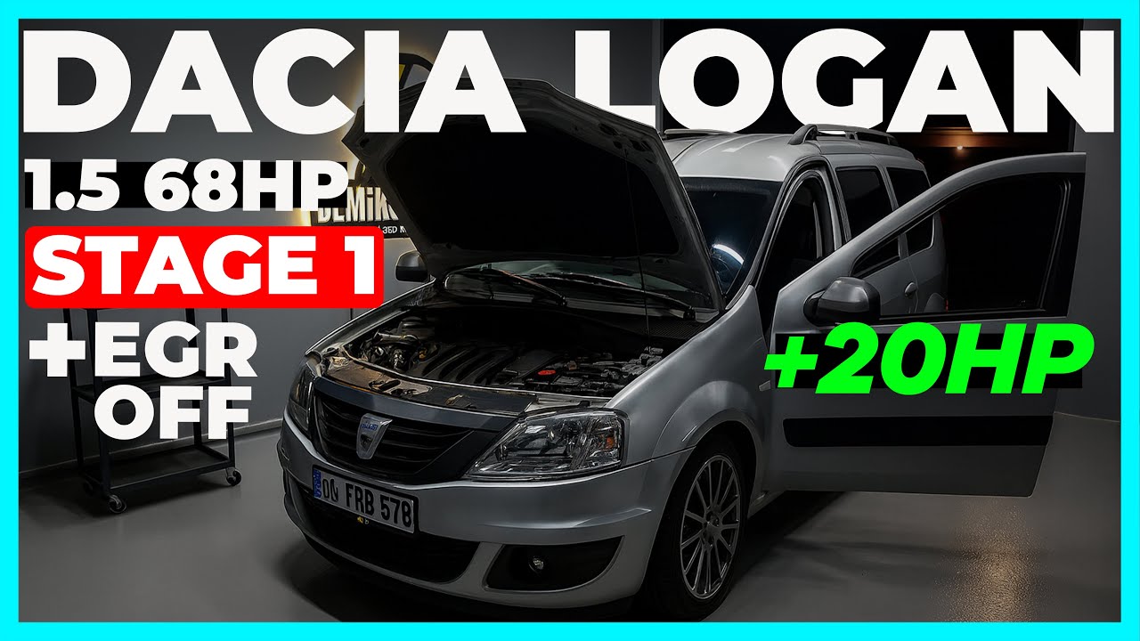 Dacia Logan 1.5 DCI EGR OFF + Stage 1 | Çekiş Sorunu Tamamen Çözüldü!
