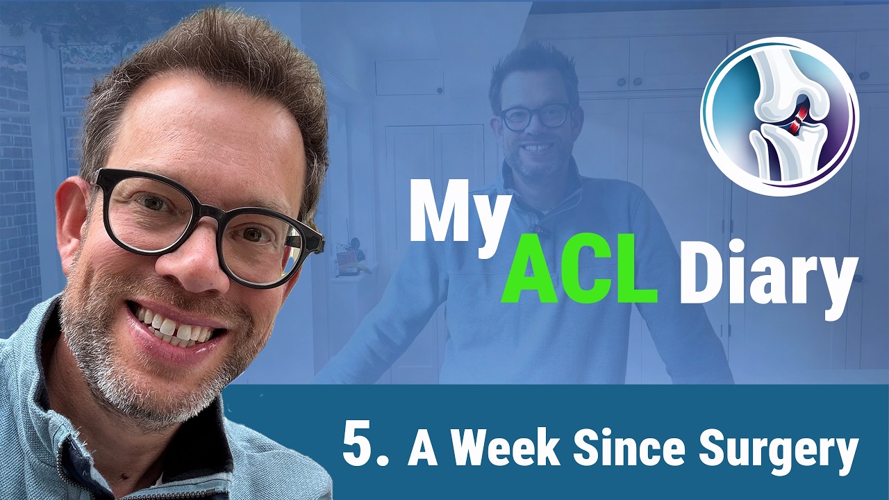 5 - A Week After ACL Surgery – No Crutches Already! Recovery Update