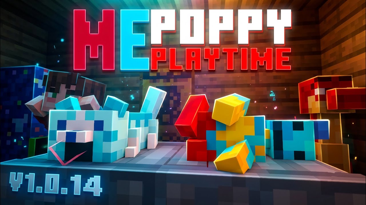 Poppy Playtime v1.0.14 Новые игрушки и механики | Аддон для Minecraft BE