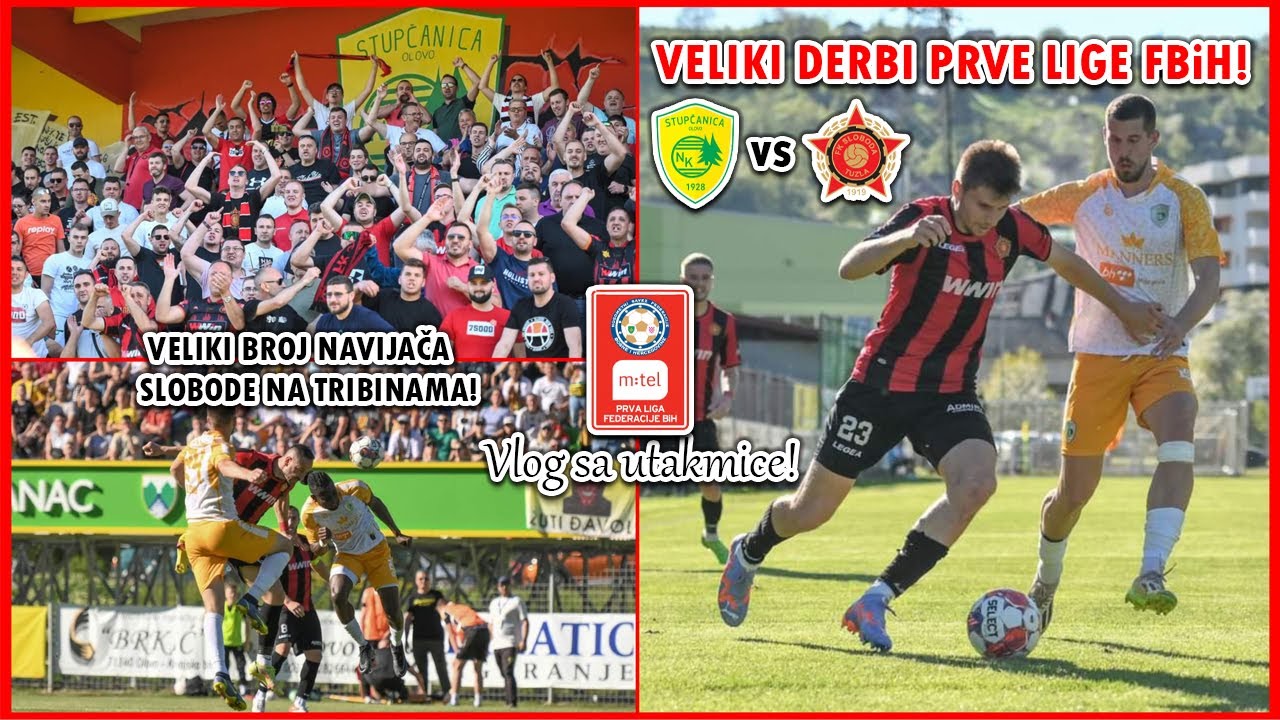 DERBI ODLUKE! SLOBODA POBJEDOM POBJEGLA NA +7 STUPČANICI! | Stupčanica Olovo - Sloboda Tuzla Vlog 🔴⚫