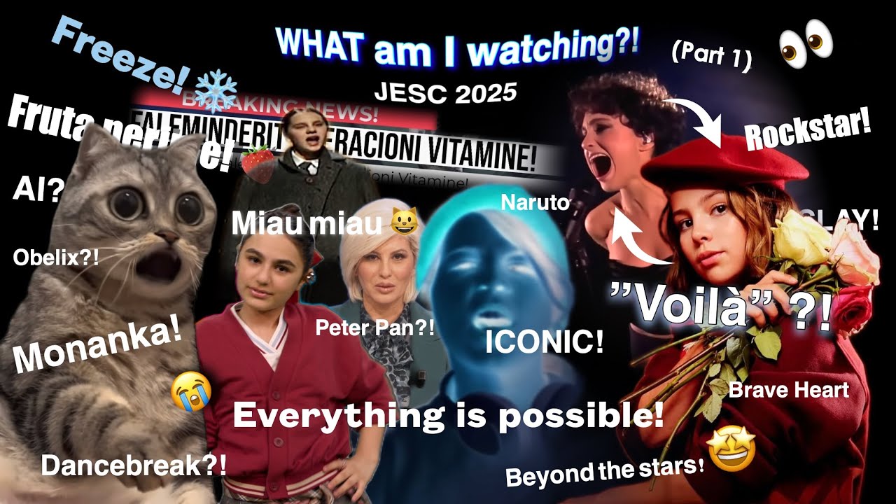 WHAT am I watching!? 😭 (Part 1) - Parody + Memes | JESC 2025