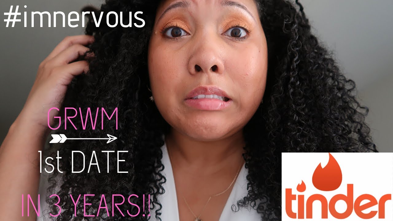 FIRST DATE IN 3 YEARS!!! #GRWM #TINDER #FIRSTDATE | Ashkins Curls