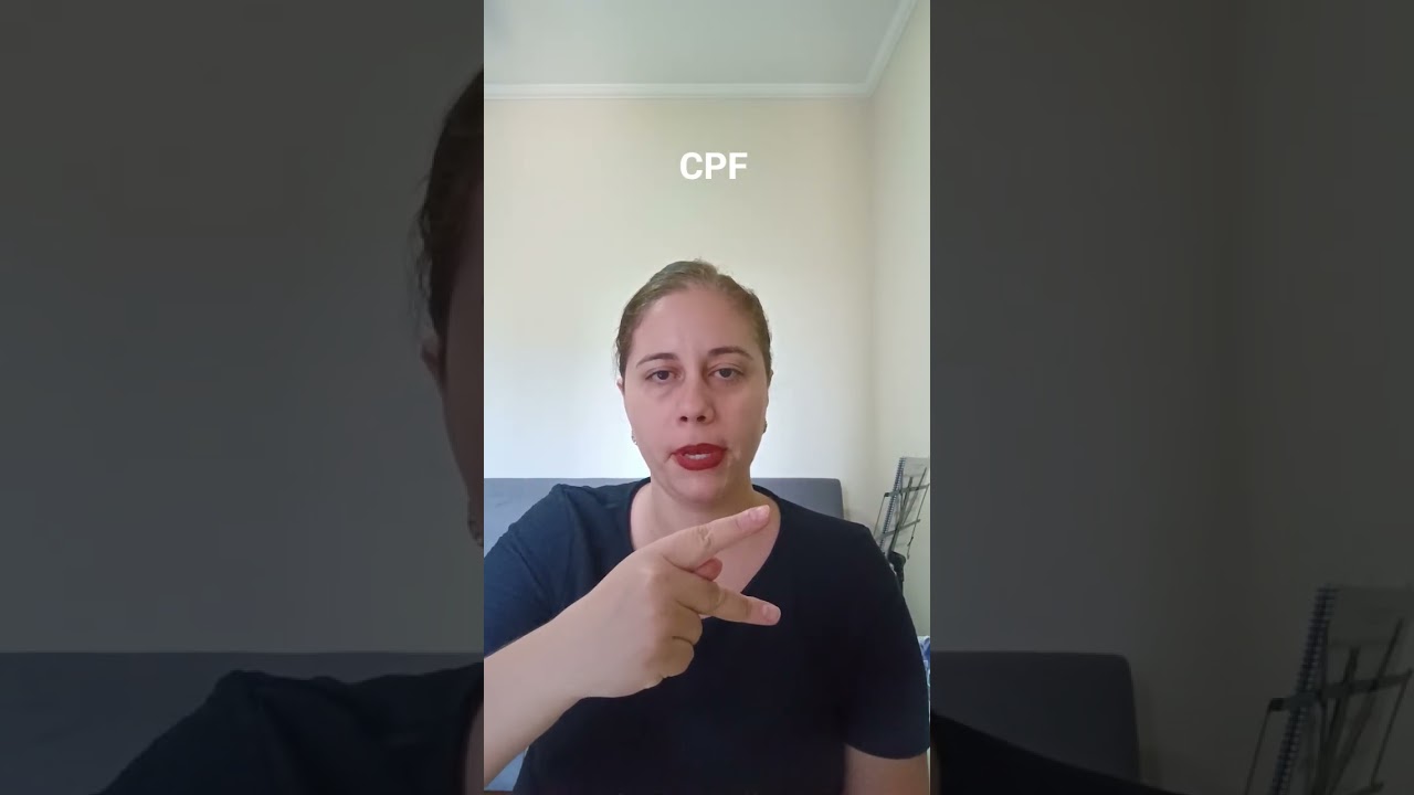 CPF #libras