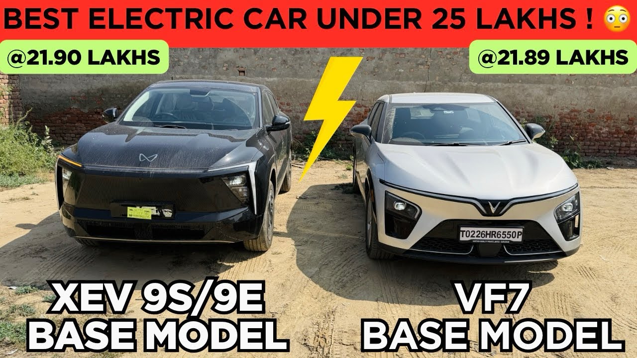 MAHINDRA XEV 9S/9E PACK ONE VS VINFAST VF7 EARTH 🔥| BEST ELECTRIC CAR UNDER 25 LAKHS 😍