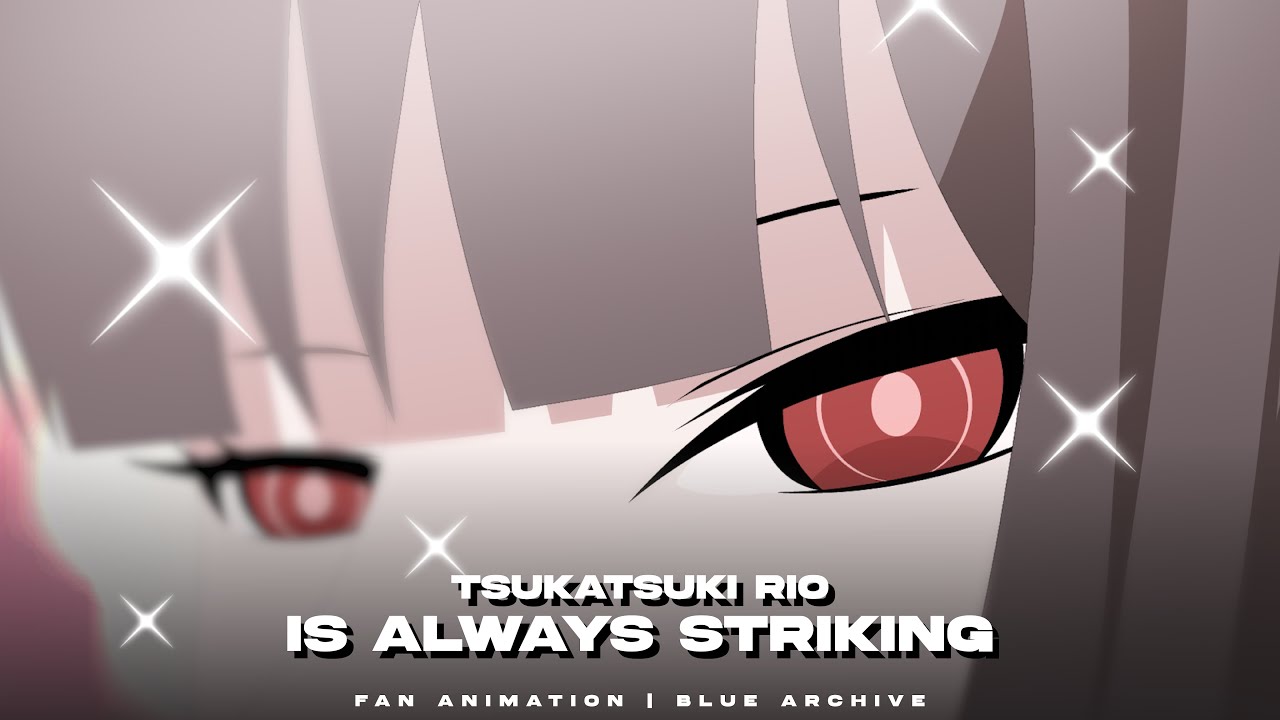 Tsukatsuki RIo in the 5th Anniversary Blue Archive | Fan Animation Blue Archive