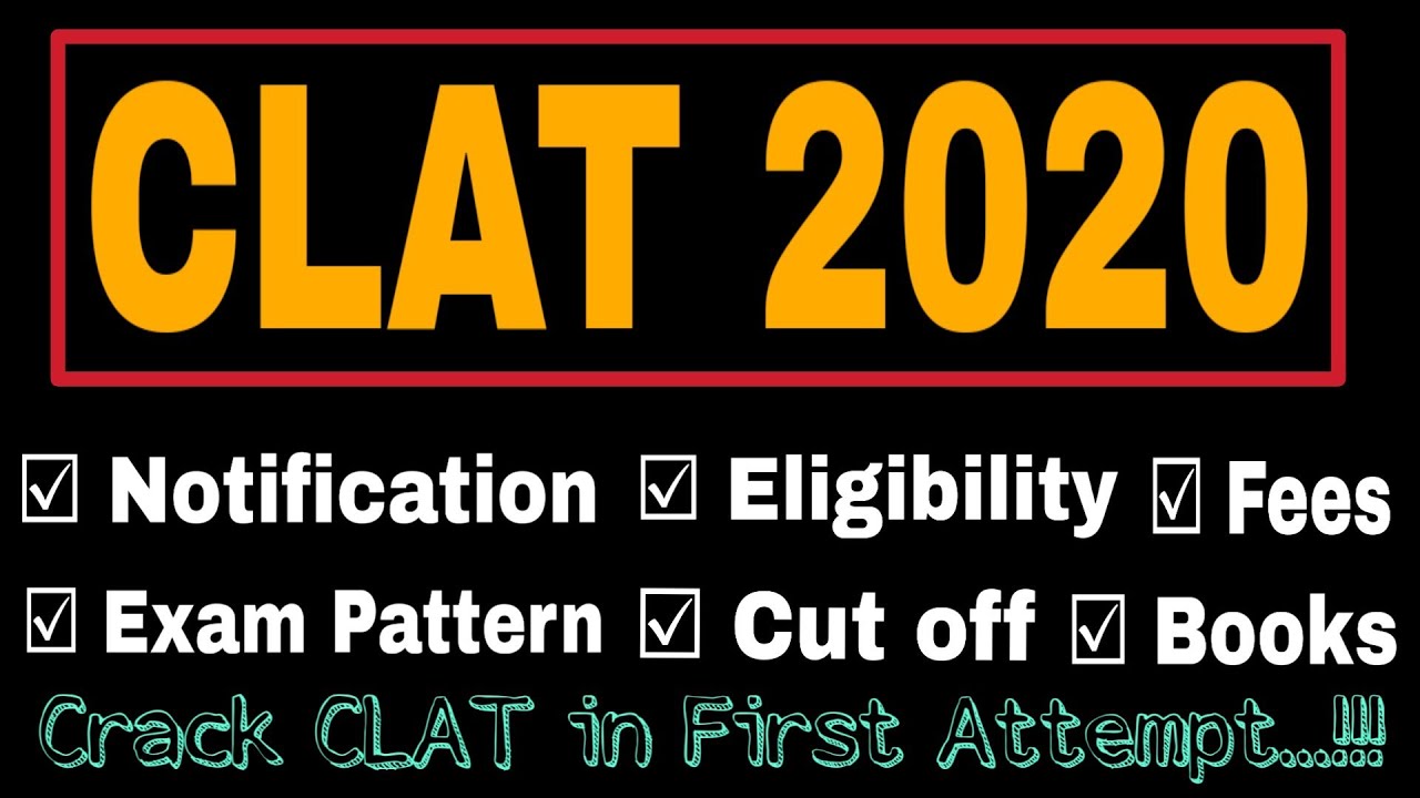 CLAT 2020 Exam Details in Hindi || Crack CLAT Exam 2020 in first Attempt without Coaching ||