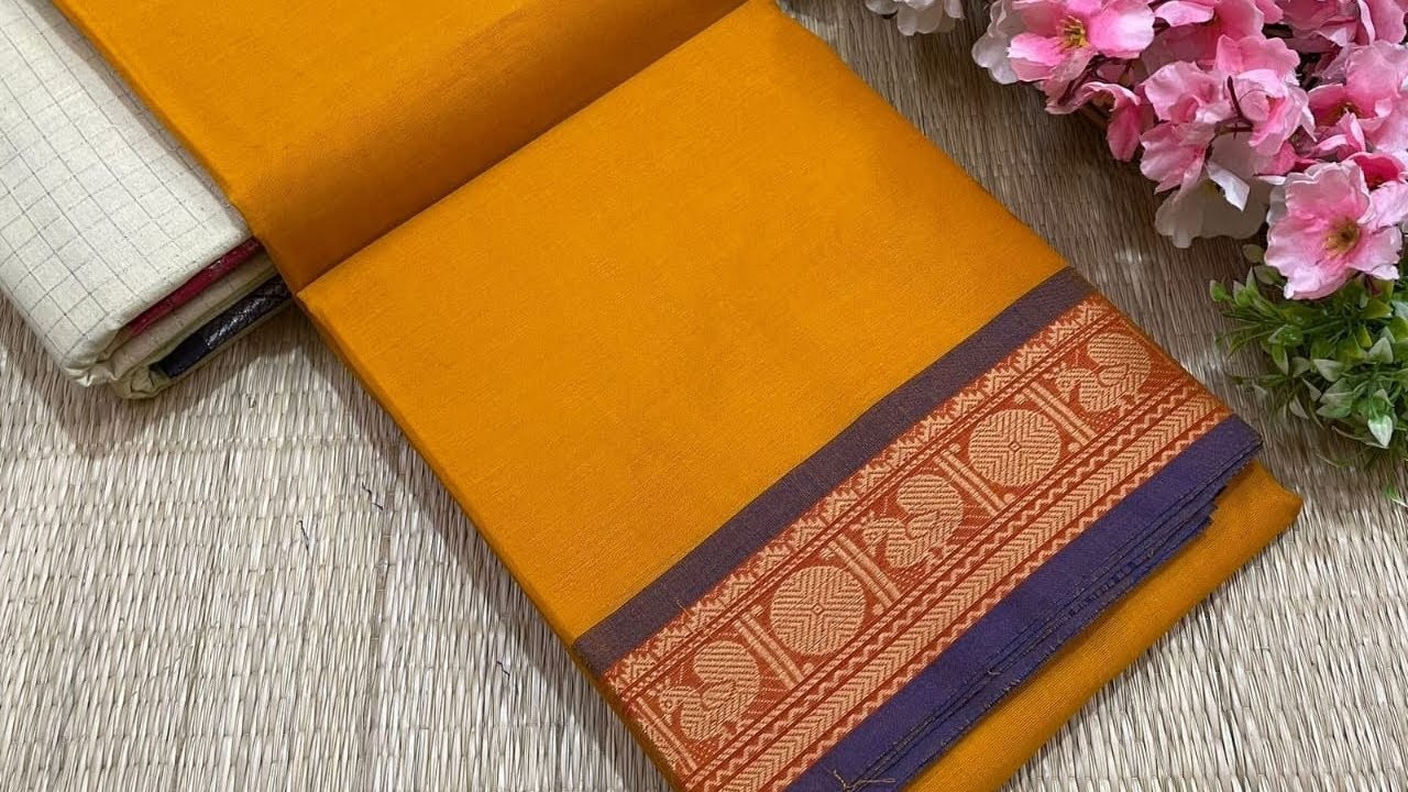Chettinad Cotton Sarees | 💰 ₹650 | WhatsApp - 8344378186 #cottonsarees #chettinadsarees #purecotton