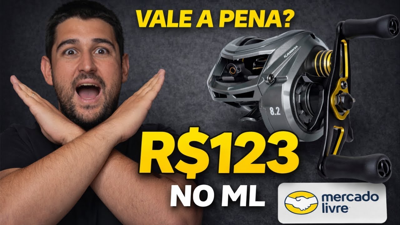Carretilha de R$123 do Mercado Livre Vale a Pena ou é Cilada?