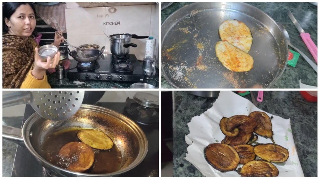 Aaj banaya Baingan bhaja 😍🤤 #food #youtube #viralvideo #viral #trending  
