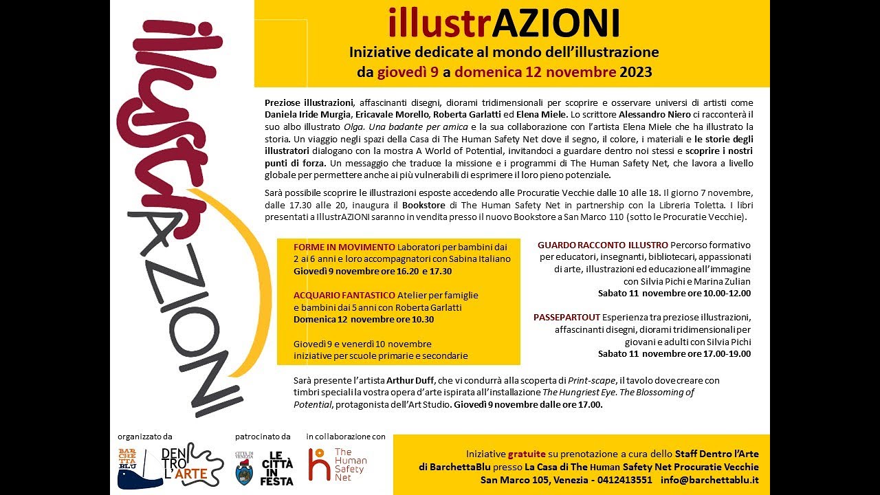 illustrAZIONI 2023 a cura di Dentro l'Arte. Nutrirsi di bellezza.