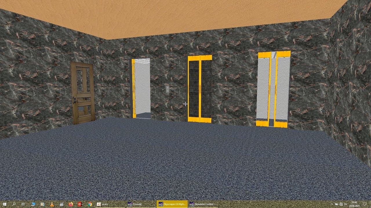 Skyscrapersim , Dellerton Plaza - Glass doors