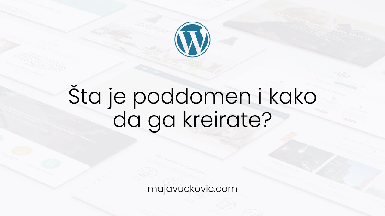 Šta je poddomen i kako da ga kreirate?