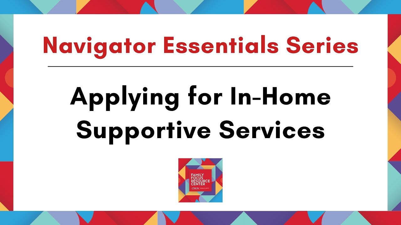 Applying for In-Home Supportive Services