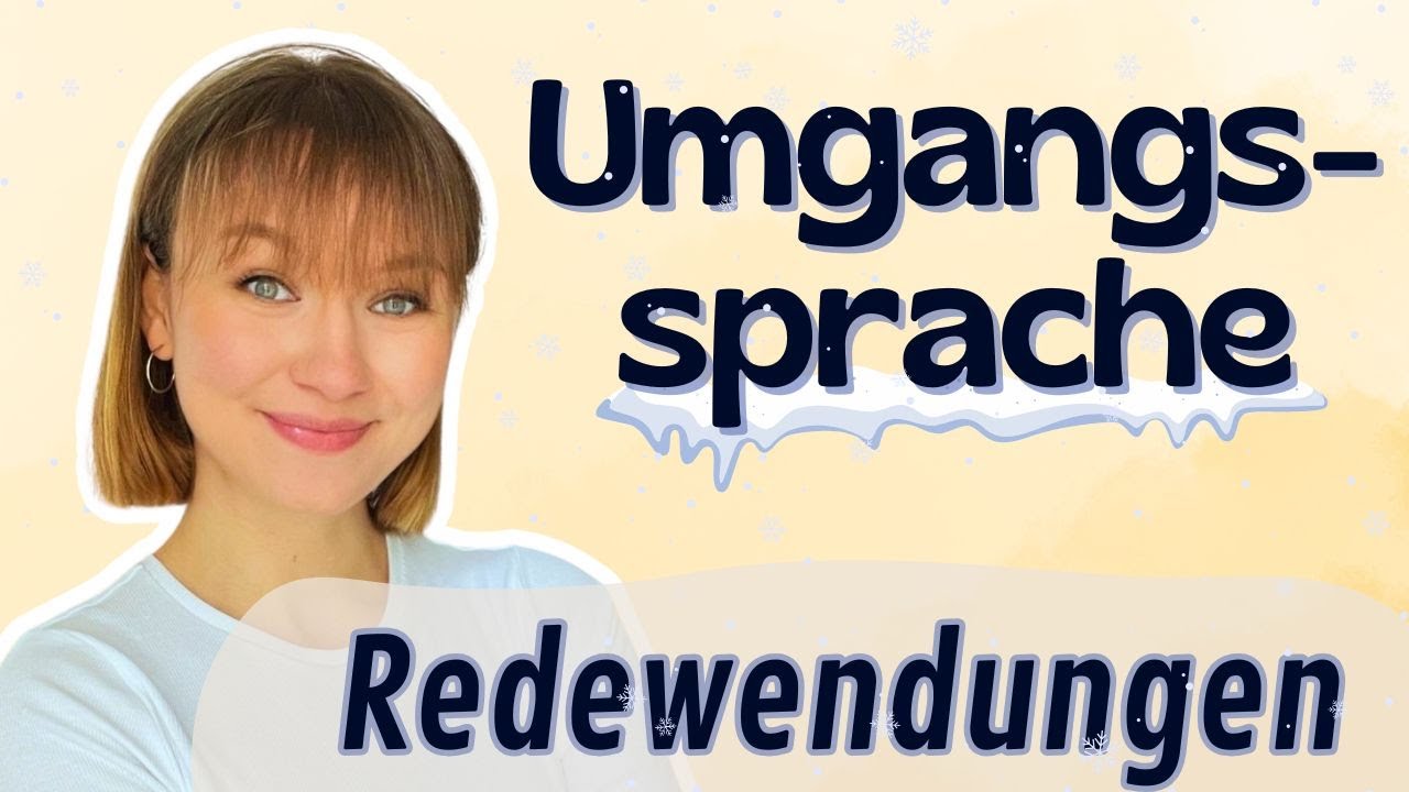 Deutsche Umgangssprache lernen | Winterliche Redewendungen ❄️