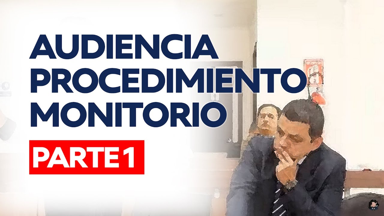 Audiencia única procedimiento monitorio por cobro de facturas | Parte 1