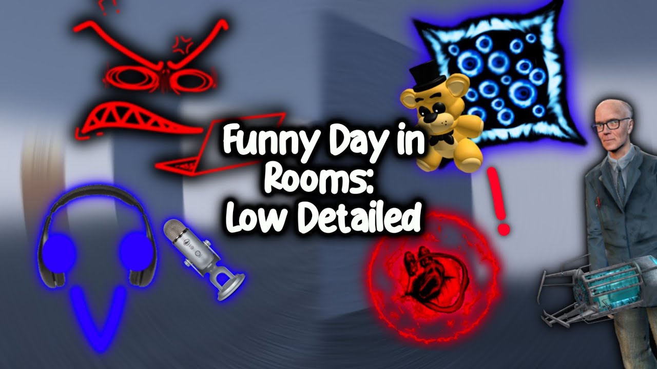 Funny Day in Rooms Low Detailed (and Some Ideas) | Rooms Low Detailed Animation