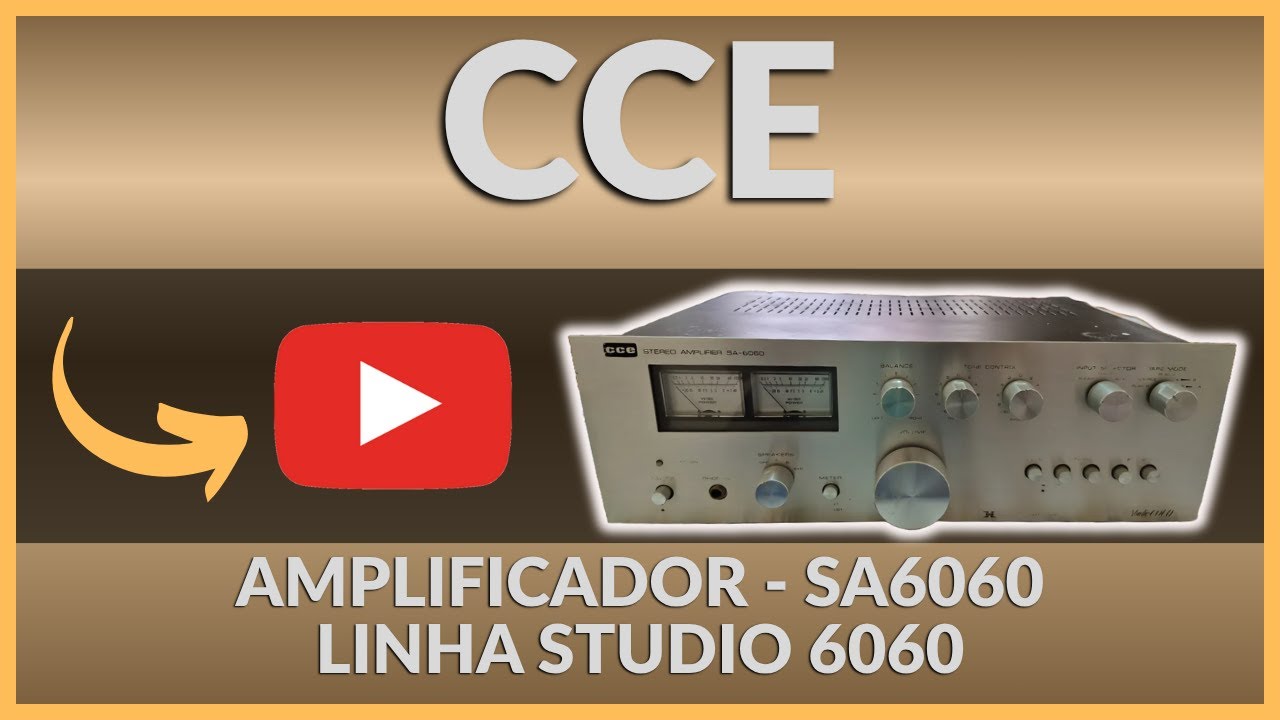 Demonstração de venda amplificador CCE Studio SA6060