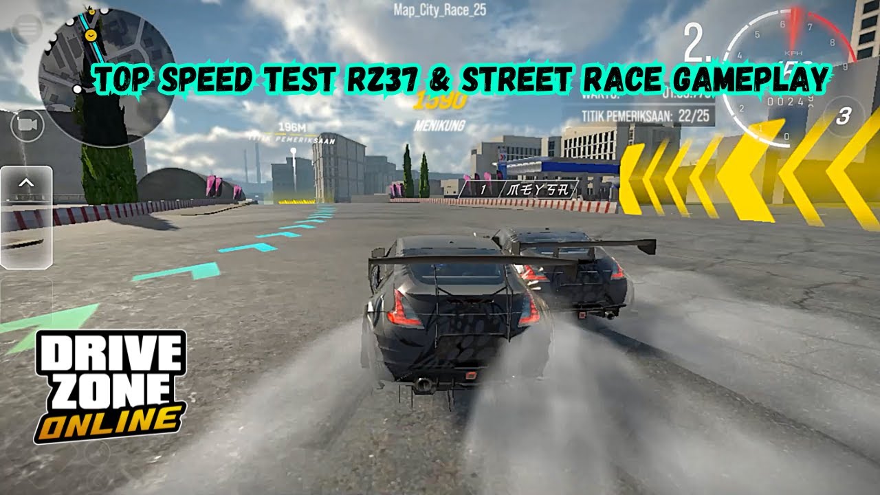 Top Speed Test RZ37 & Street Race Gameplay - Drive Zone Online