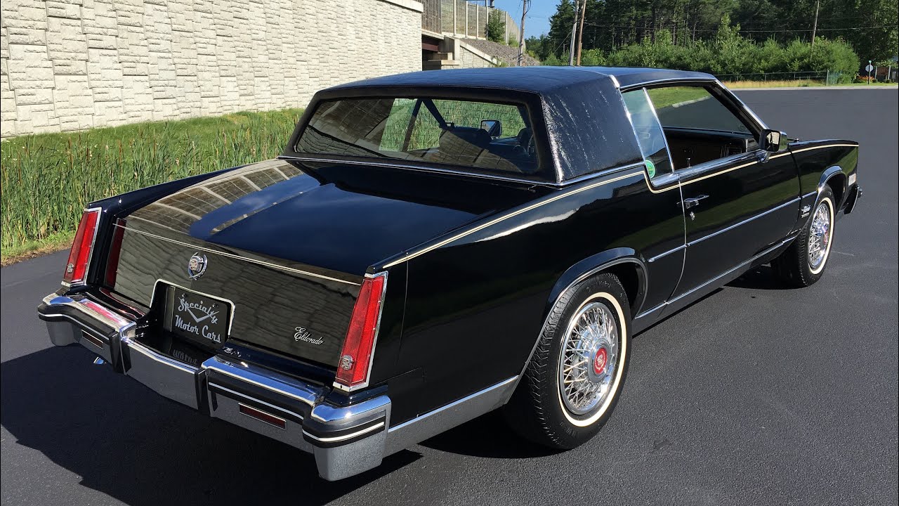 Cadillac Eldorado Olds 350 FI 1980 года выпуска, редкий калифорнийский автомобиль, тройной черный...