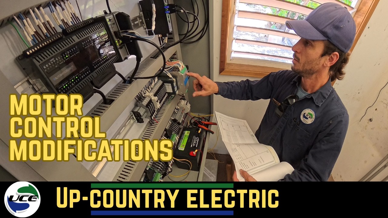 Changing the wiring for motor's controls