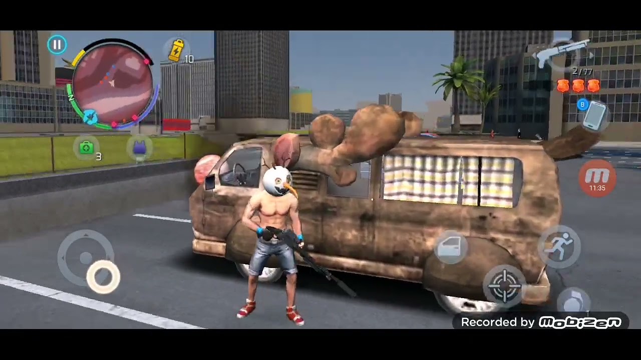 Gangstar Vegas: jugando a policías y ladrones  y robandi un carro deportivo de lujo al mismo tiempo