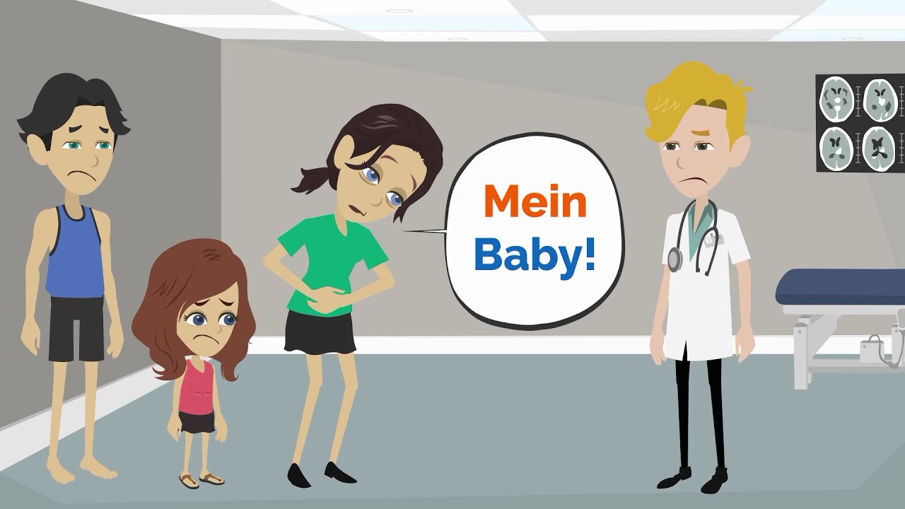 Wir gehen zum Arzt wegen dem Baby!