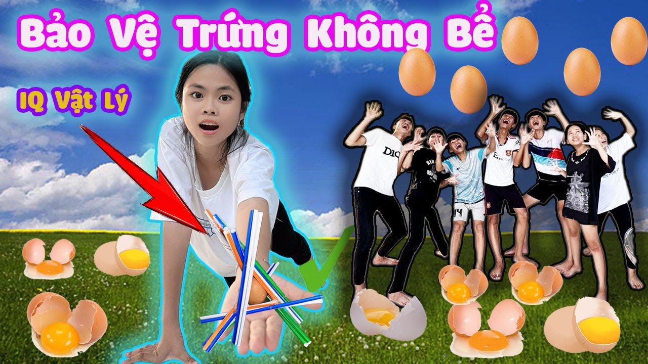 Cuộc Thi Bảo Vệ Trứng Không Bị Bể #trangandvinh