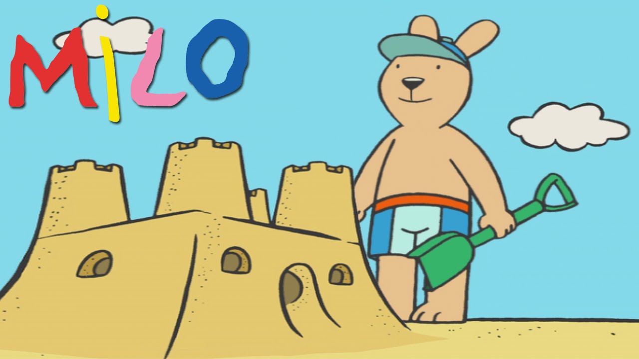 Milo - The sand castle | Cartoon for kids