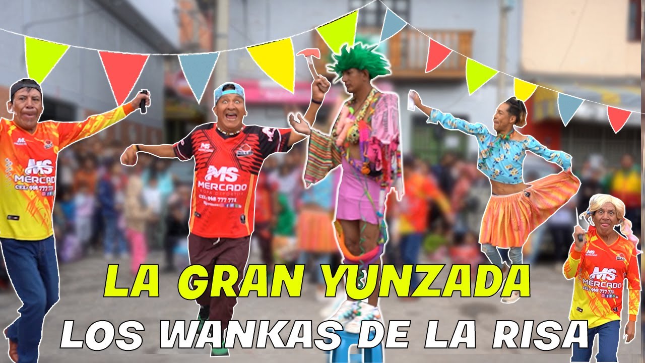 LA GRAN YUNZADA DE LOS WANKAS DE LA RISA😱🤣 COMICOS AMBULANTES 2025 🇵🇪 #comedia #comicosambulantes