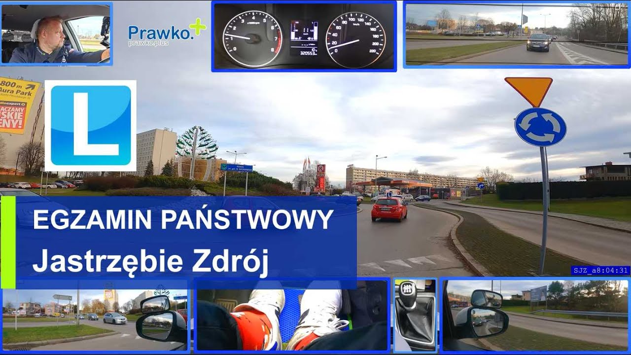 Trasa egzaminacyjna WORD Jastrzębie Zdrój, zobacz jak zdać egzamin na Prawo jazdy w Jastrzębiu.
