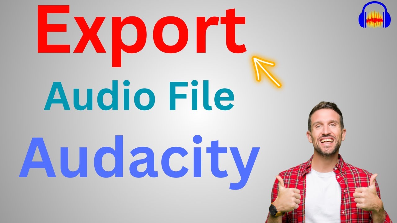 How to Export audio from Audacity 3.4.2